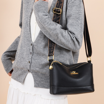 Ženska PU bucket torba - mala veličina, vintage otisak, crossbody, lagana svakodnevna torba za ramena