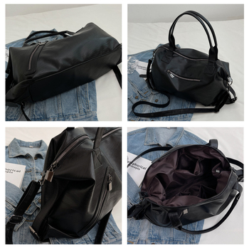 Prehranična tote torba za gradska putovanja, PU koža, mekana butik tekstura, velika zapremina, ženska torba preko ramena