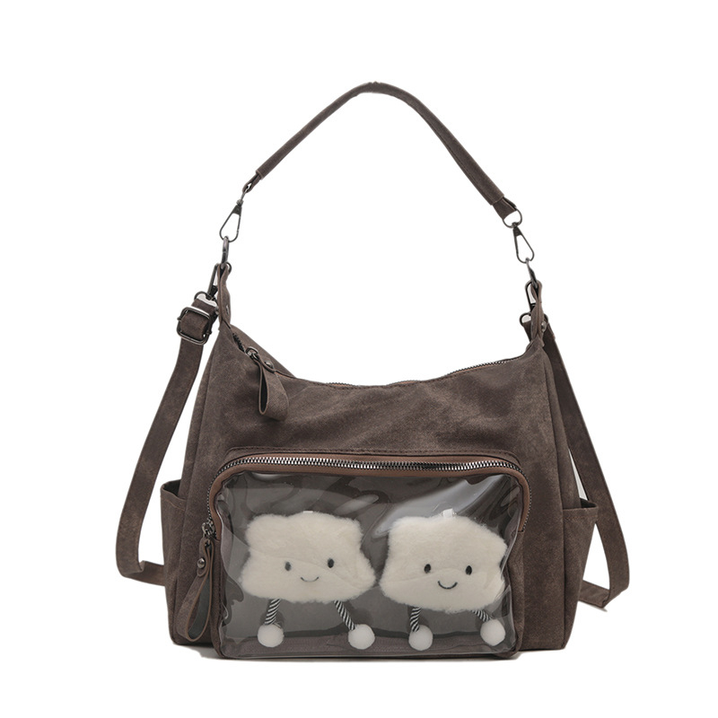 PU tote torba u japanskom stilu, inspirirana Instagramom, velika kapaciteta, crossbody, slatka torba za djevojke