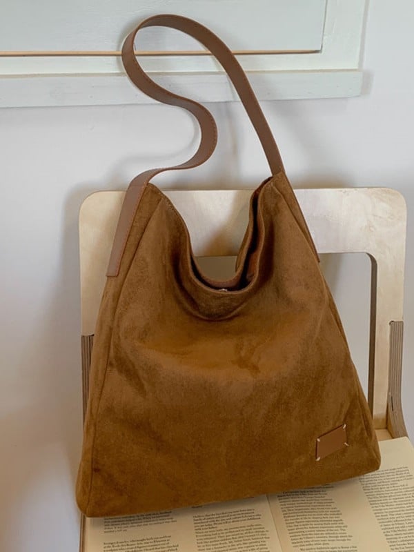 Retro teksturirana mat torba za ramena i crossbody, velika kapaciteta, ženska torba, ljeto 2025