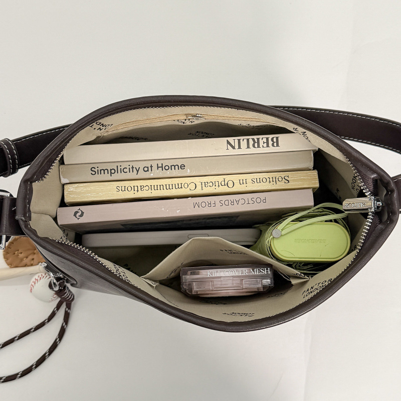 Stilna ženska tote torba, lagani luksuz, minimalistička crossbody, korejskog stila za svakodnevnu upotrebu