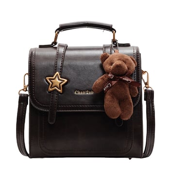 Ženska mala crossbody torbica, 2024 moda, retro casual PU box bag