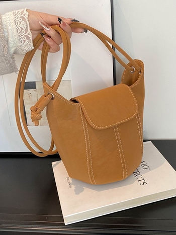 Ženska velur bucket torba, mala crossbody/torba preko ramena, svakodnevna upotreba