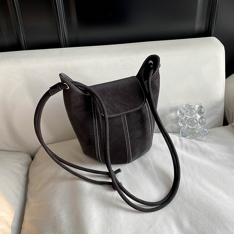 Ženska velur bucket torba, mala crossbody/torba preko ramena, svakodnevna upotreba