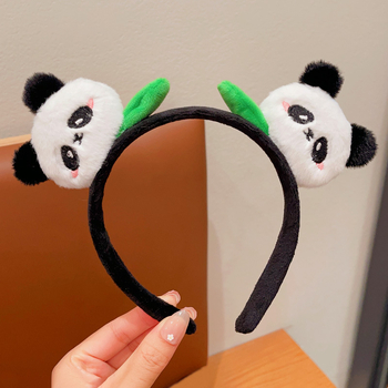 Kedves panda plüss hajpánt gyerekeknek és felnőtteknek