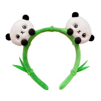 Kedves panda plüss hajpánt gyerekeknek és felnőtteknek
