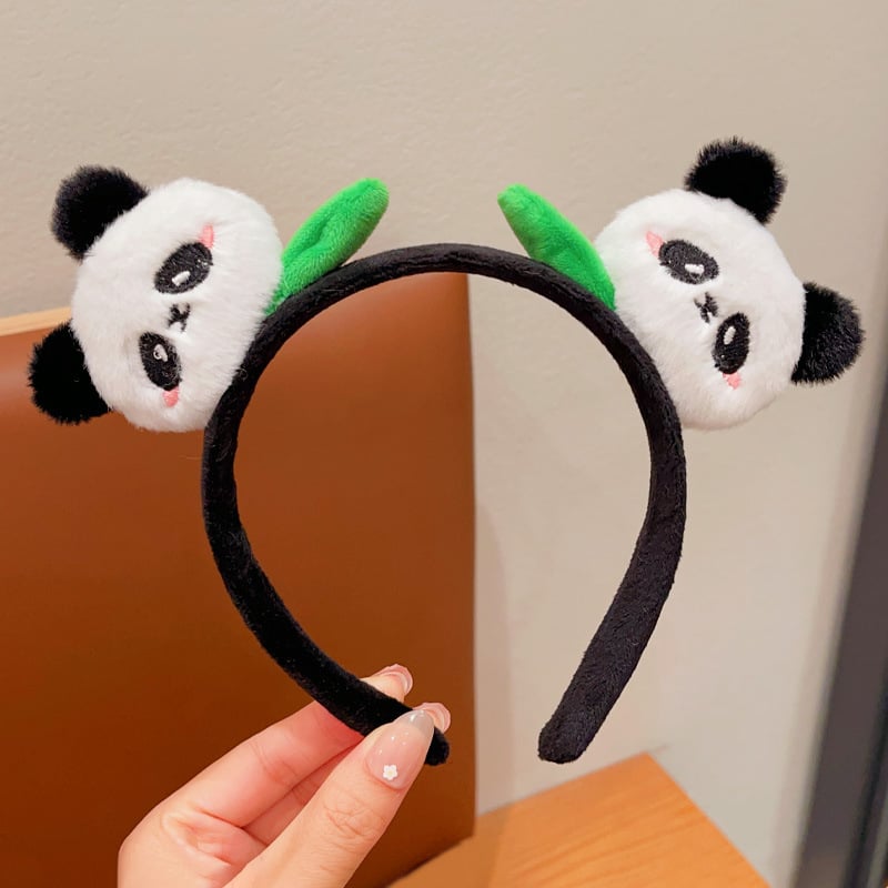 Kedves panda plüss hajpánt gyerekeknek és felnőtteknek