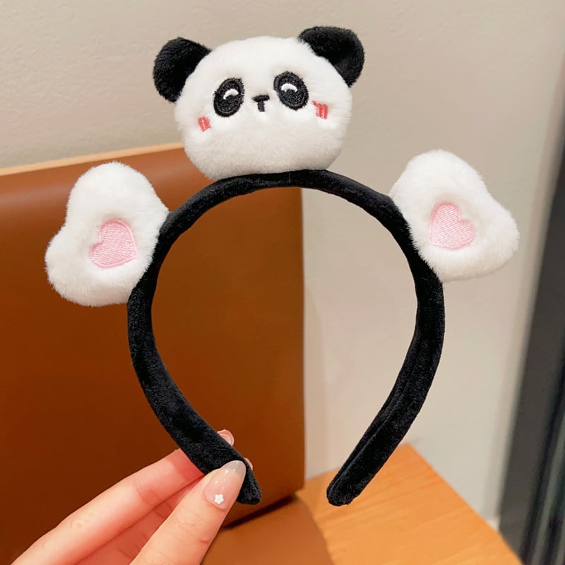 Kedves panda plüss hajpánt gyerekeknek és felnőtteknek