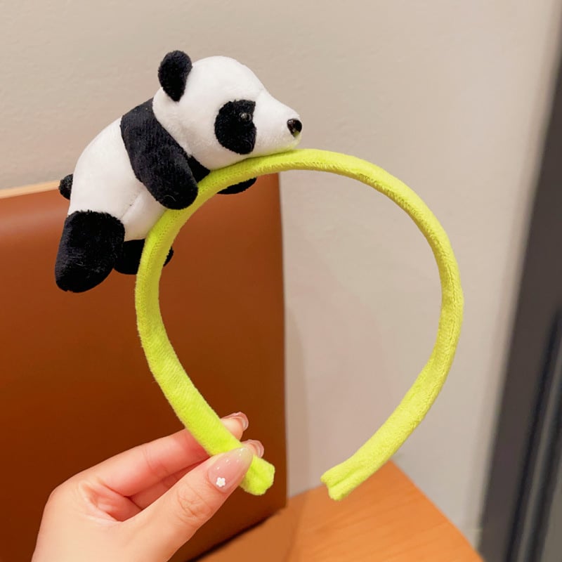 Kedves panda plüss hajpánt gyerekeknek és felnőtteknek