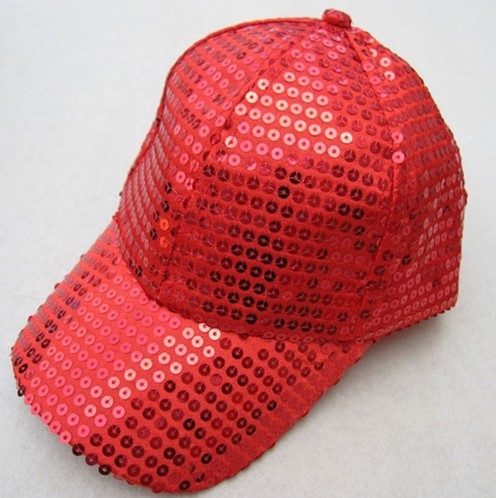 Šešir baseball s šljokicama, korejskog stila, za scenske nastupe, unisex, odrasli