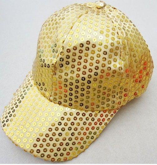 Šešir baseball s šljokicama, korejskog stila, za scenske nastupe, unisex, odrasli
