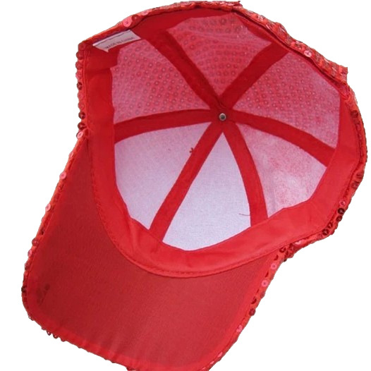 Šešir baseball s šljokicama, korejskog stila, za scenske nastupe, unisex, odrasli