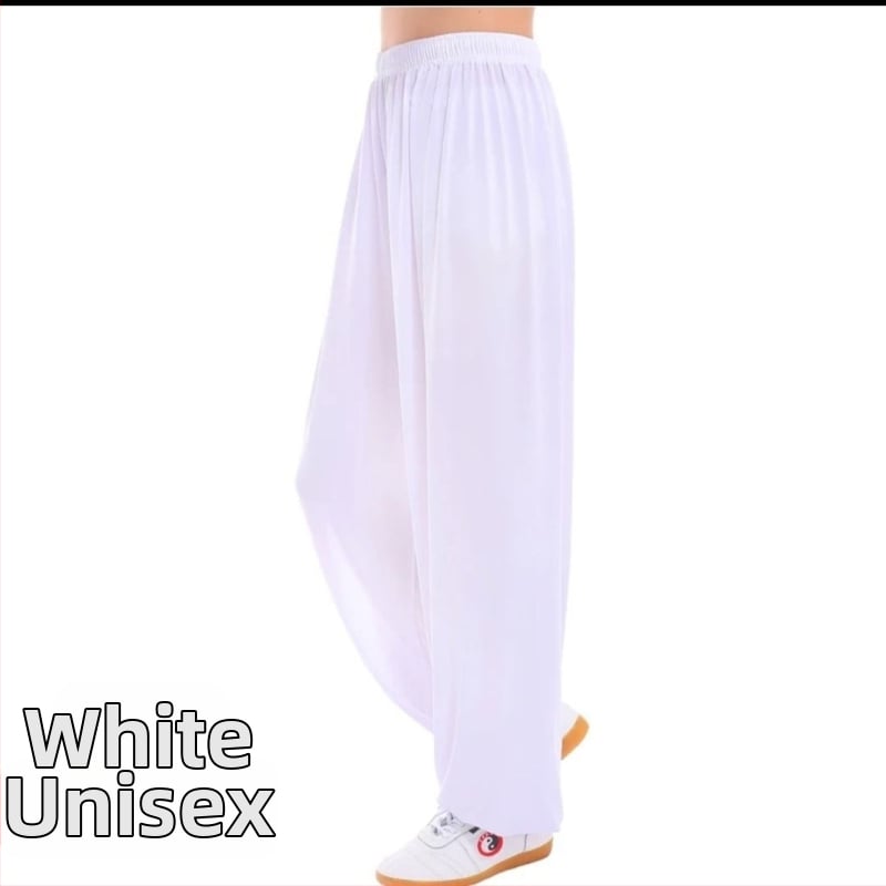 Nohavice Tai Chi z Ice Silk na cvičenie, unisex, veľká veľkosť, lantern štýl, Tai Chi na jar a leto.