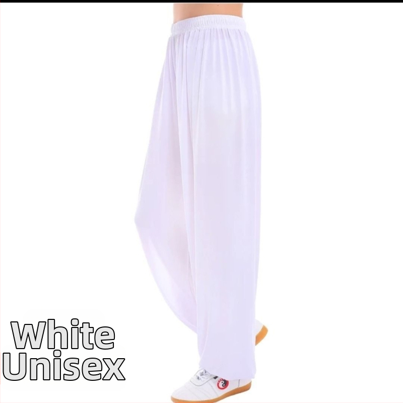 Nohavice Tai Chi z Ice Silk na cvičenie, unisex, veľká veľkosť, lantern štýl, Tai Chi na jar a leto.
