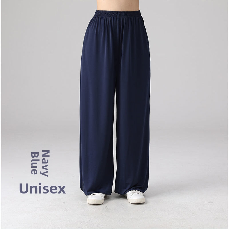 Nohavice Tai Chi z Ice Silk na cvičenie, unisex, veľká veľkosť, lantern štýl, Tai Chi na jar a leto.