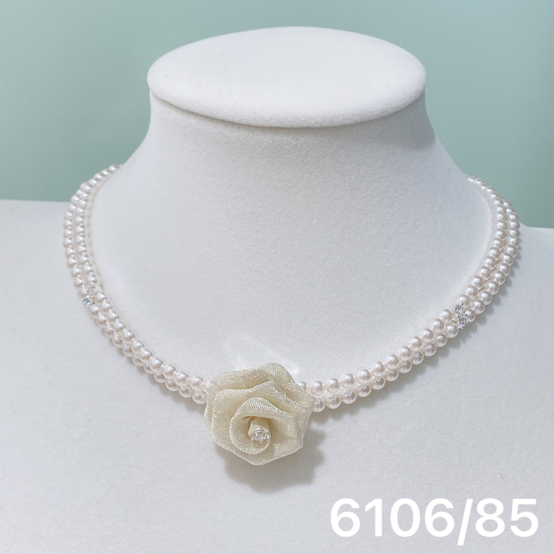 Libei Liying Novi Francuski Stil - Elegantni Romantični Ružin Cvijet Naušnice i Ogrlica Set