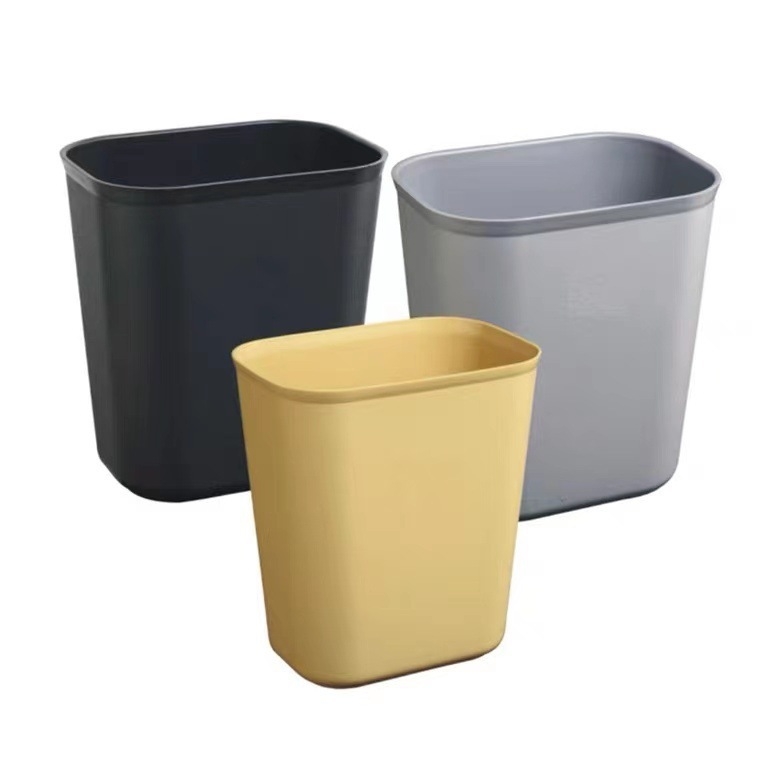 Plastični kvadratni koš za kućanstvo i kuhinju, 8 L, bez poklopca
