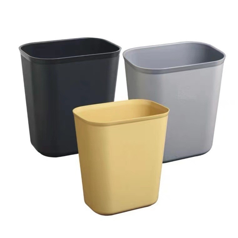 Plastični kvadratni koš za kućanstvo i kuhinju, 8 L, bez poklopca