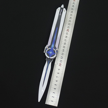 Delta Polaris nož [izvlačiv] metalni model ukras, velik 28 cm, rekvizita za igru