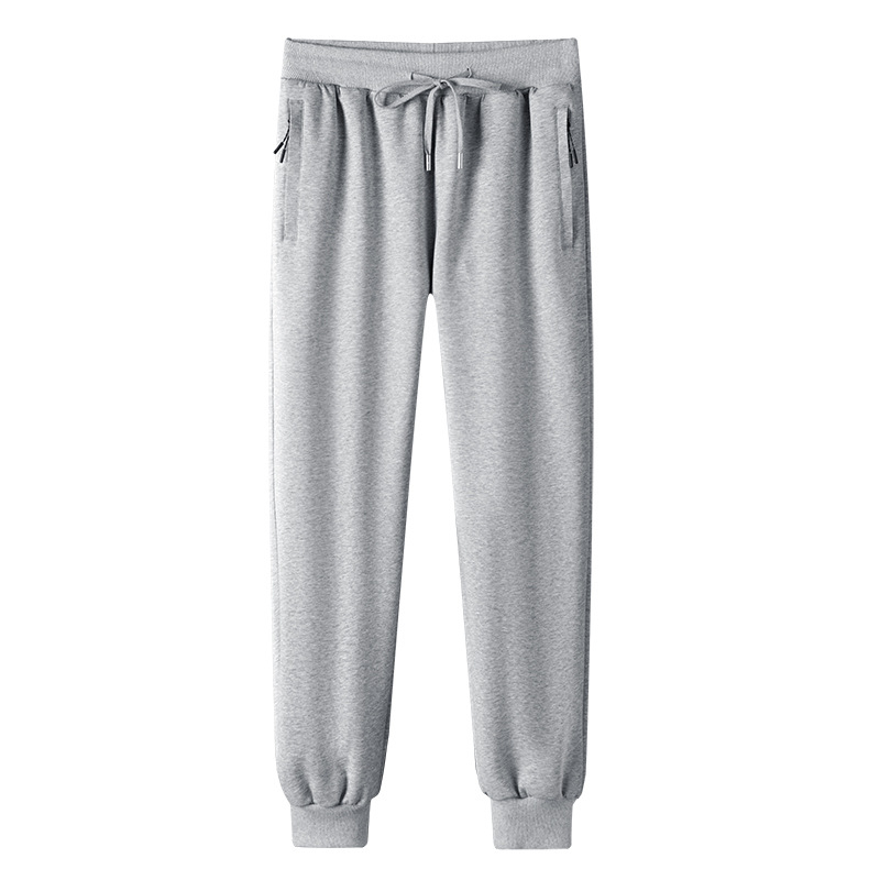 Férfi pamut sportnadrág, lazán szabott, plusz méret, hosszú casual nadrág tavasz-őszre