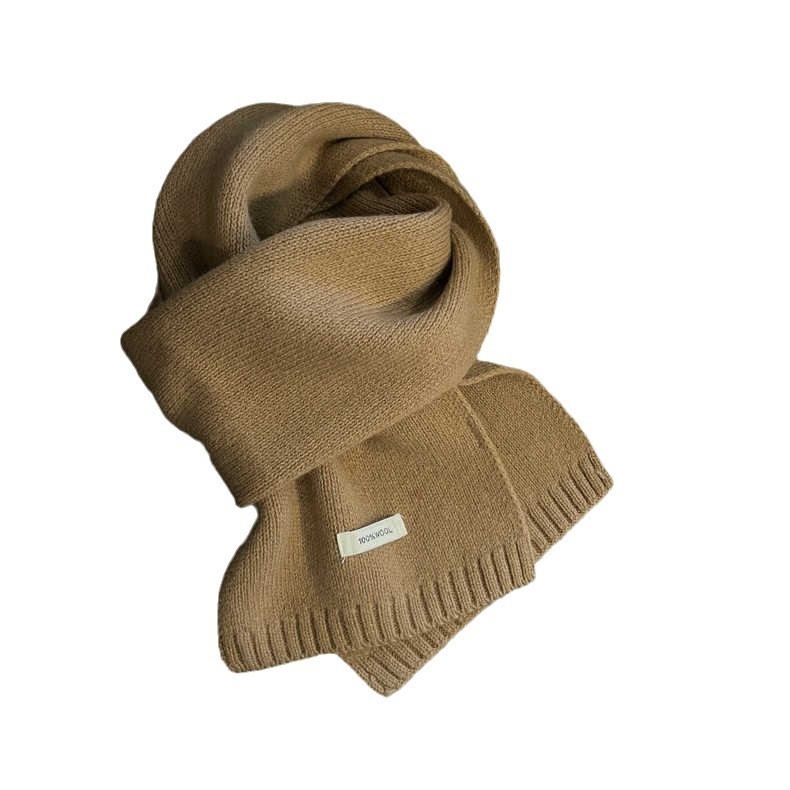 Šal od australske vune i kašamira – zimski pleteni šal, unisex