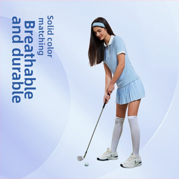 Dámske letné golfové tričko, štíhly strih, priedušné, vhodné na fitness a beh