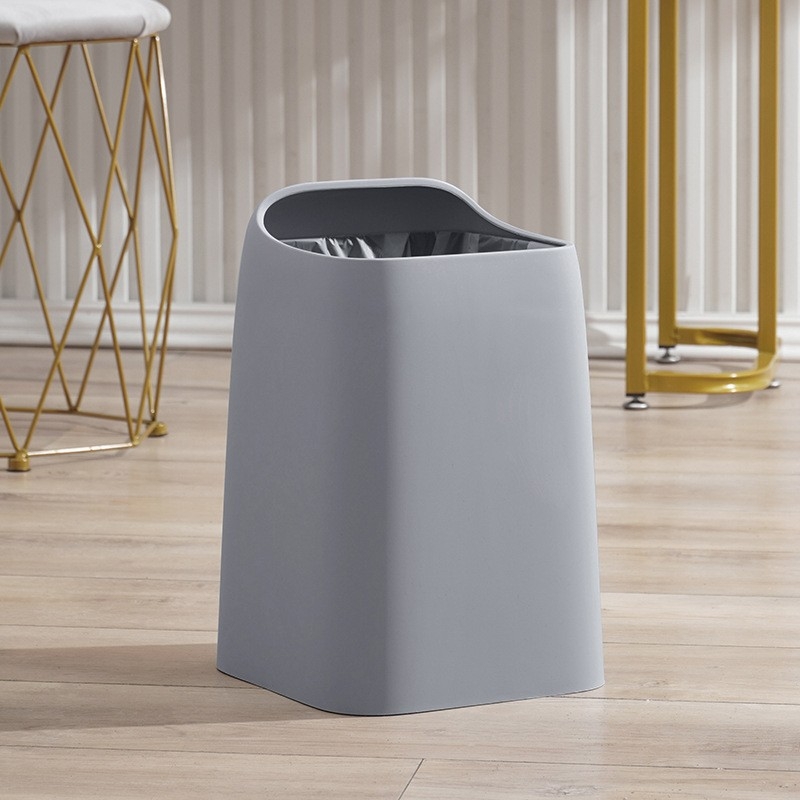 Plastični spremnik za pohranu u skandinavskom stilu, dvostruki sloj, kvadratnog oblika, 10 L, bez poklopca, za dnevni boravak, kuhinju i ured