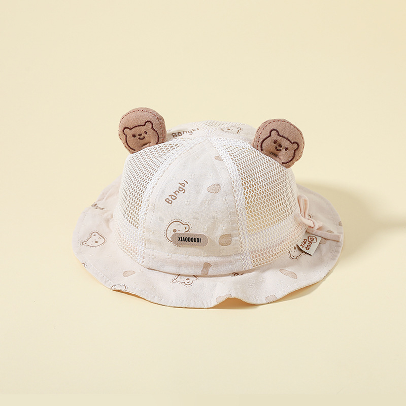 Dječji bucket hat s širokim obodom, sladak korejski stil, prozračna zaštita od sunca za dječake i djevojčice, proljeće-jesen