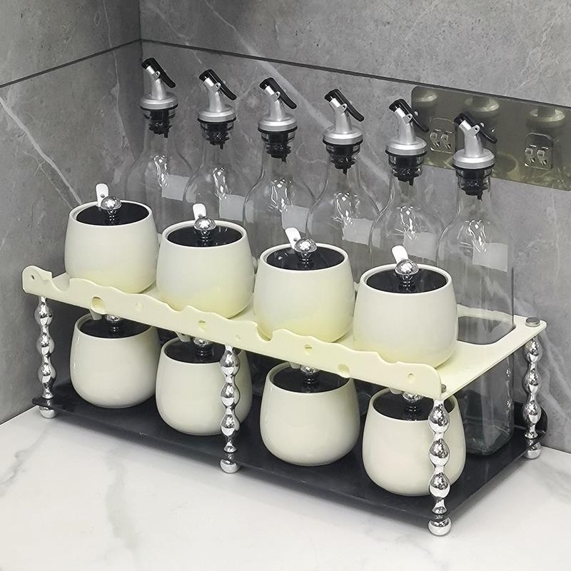 Keramički set posuda za začine u kuhinji – nordijskog stila, elegantno skladištenje soli i začina