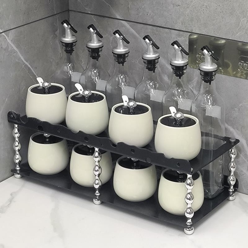 Keramički set posuda za začine u kuhinji – nordijskog stila, elegantno skladištenje soli i začina