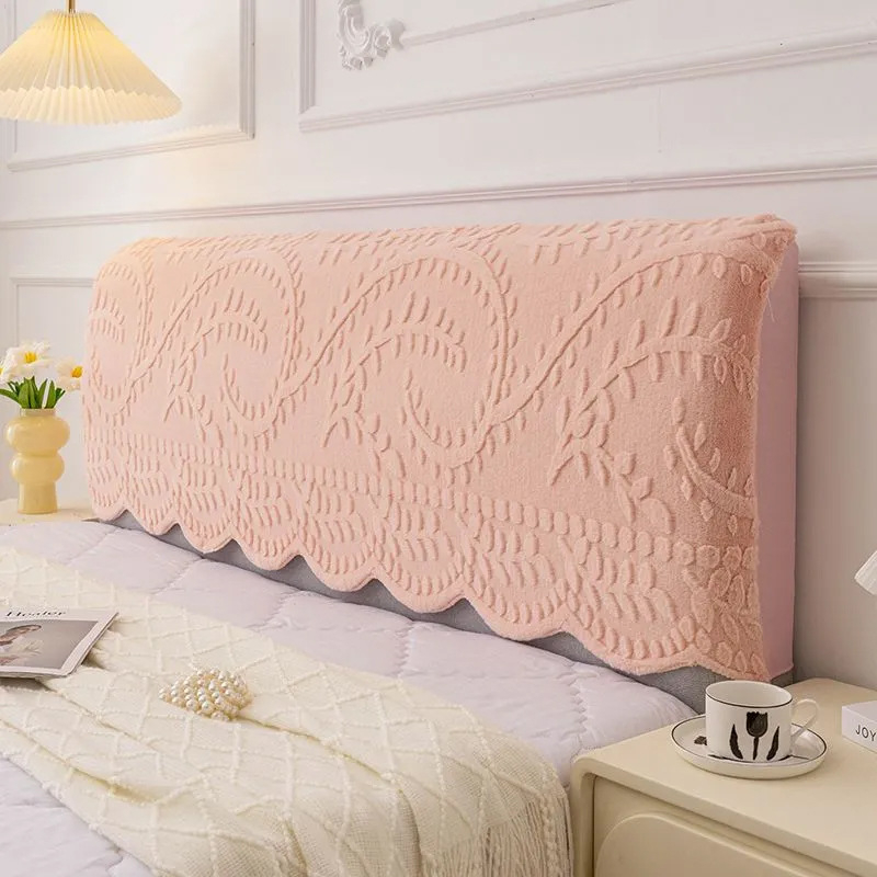 26 novih jacquard baršunastih navlaka za naslone za glavu kreveta s motivom lišća vrbe, debeli zaštitni navlaka protiv prašine za mekane naslone