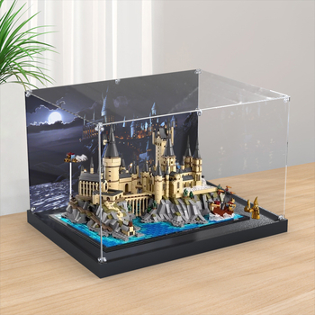 Akrilni kut za izlaganje LEGO 76419 Hogwarts Castle – zaštita od prašine, stolni eksponat