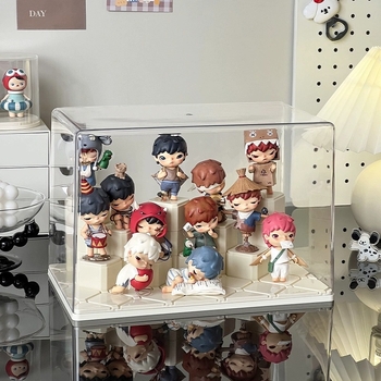 Prozirni akrilni vitrinski ormarić za pohranu Blind Box i malih figurica Bubble Mart