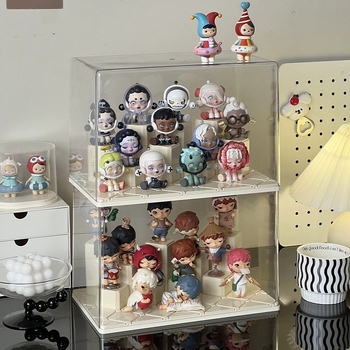Prozirni akrilni vitrinski ormarić za pohranu Blind Box i malih figurica Bubble Mart
