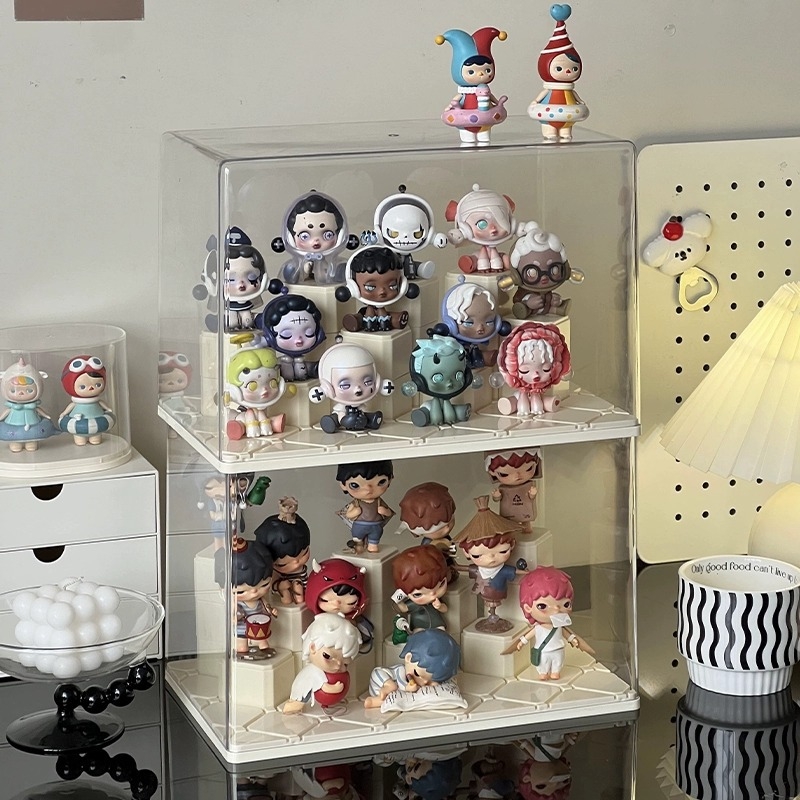 Prozirni akrilni vitrinski ormarić za pohranu Blind Box i malih figurica Bubble Mart