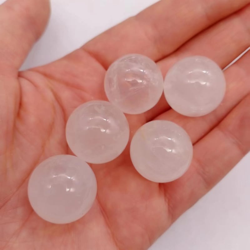 Kristalna kugla za ukras s ametistom, tigrovo oko i lazuritom, 2 cm