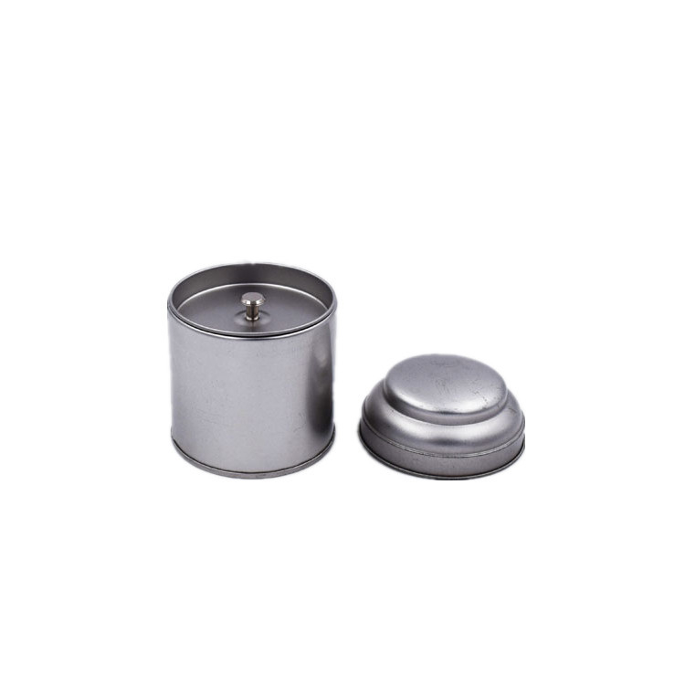 Kružna metalna kutija za čaj, zatvoren poklopcem, zlatna boja, promjer 75 mm, visina 90 mm, model LTD132
