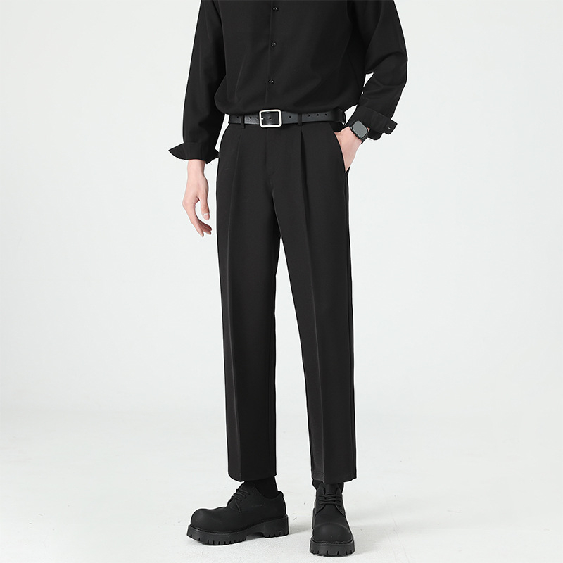 Muške široke hlače za ljeto, opušteni ravni kroj, duge, američki high-street stil