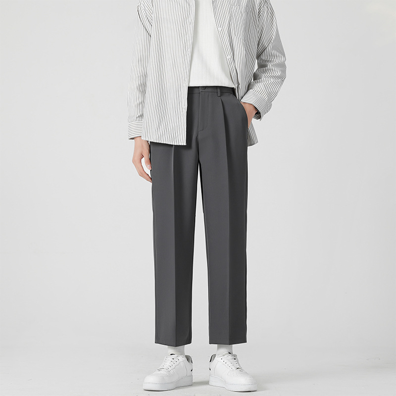 Muške široke hlače za ljeto, opušteni ravni kroj, duge, američki high-street stil