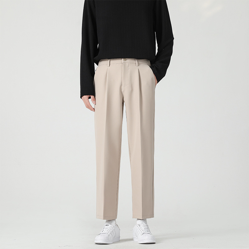 Muške široke hlače za ljeto, opušteni ravni kroj, duge, američki high-street stil