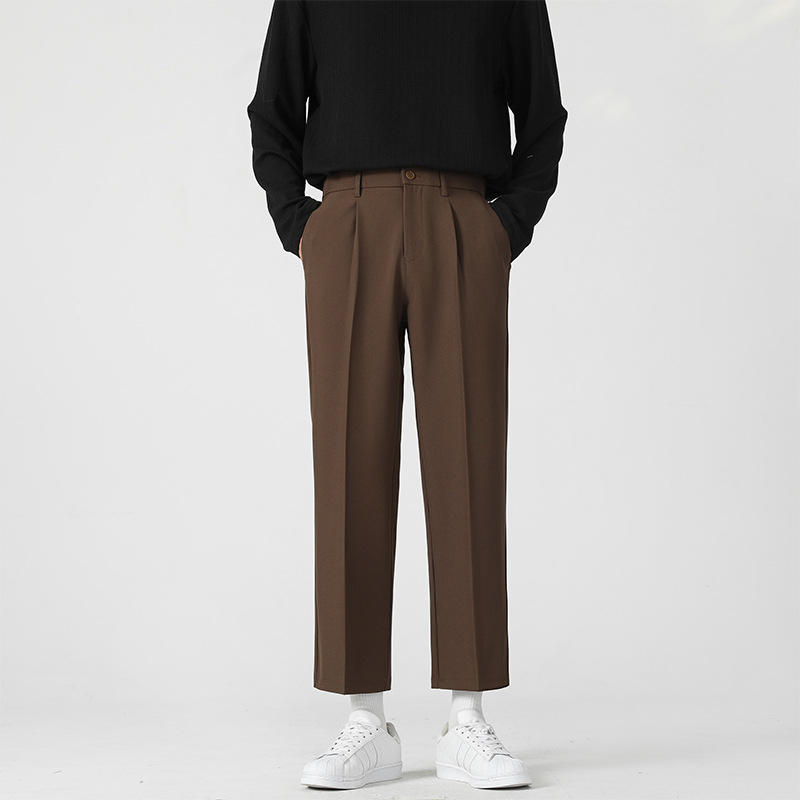 Muške široke hlače za ljeto, opušteni ravni kroj, duge, američki high-street stil
