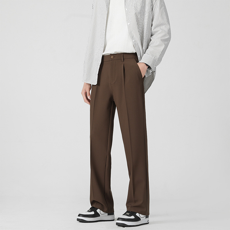 Muške široke hlače za ljeto, opušteni ravni kroj, duge, američki high-street stil