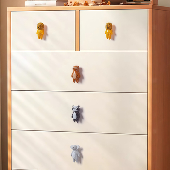 Keramička ručka za dječji ormar, Panda, sferičnog oblika