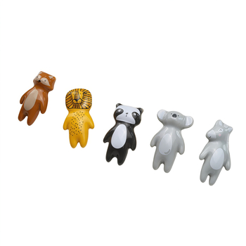 Keramička ručka za dječji ormar, Panda, sferičnog oblika