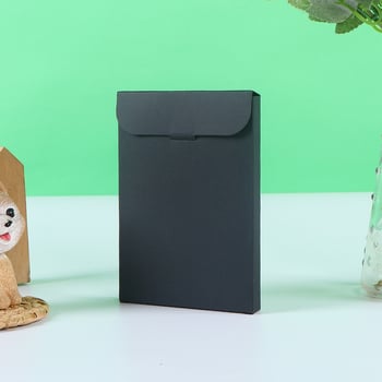 Kraft papir dokument torba s vlastitim logom, prazna DIY omotnica, prijenosni uredski organizator i kutija za razglednice