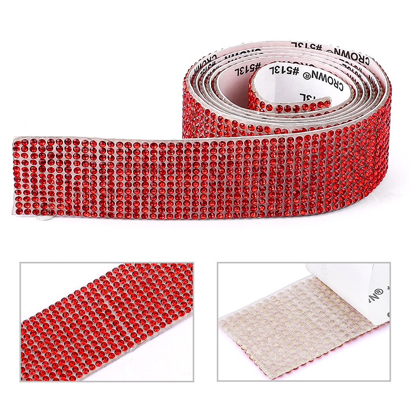 Samoljepljiva traka s kristalima za odjeću, DIY ukras