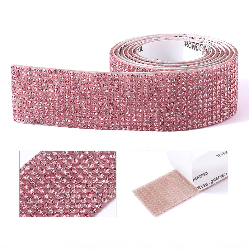 Samoljepljiva traka s kristalima za odjeću, DIY ukras
