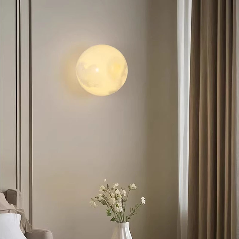 Dizajnerska zidna lampa za spavaću sobu i dnevni boravak, s Bulgari marmornim, talijanski stil, luksuzno dekorativno osvjetljenje pozadine
