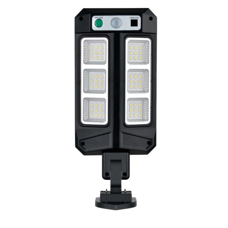 Integrirana solarna lampa za vrt sa senzorom pokreta i kontrolom osvjetljenja, COB zidna svjetiljka s daljinskim upravljačem, vodootporna
