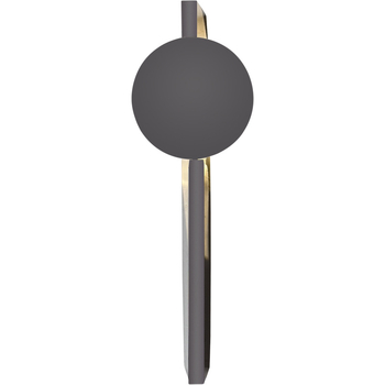 Moderna minimalistička stenska lampa od nehrđajućeg čelika s valovitim uzorkom, za glavnu spavaću sobu i hodnik.